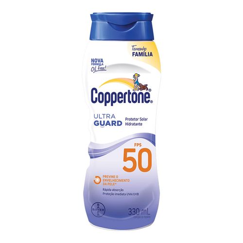 Protetor Solar Coppertone Ultraguard Loção FPS 50 330ml Protetor Solar Coppertone Ultraguard Loção FPS 50 330ml