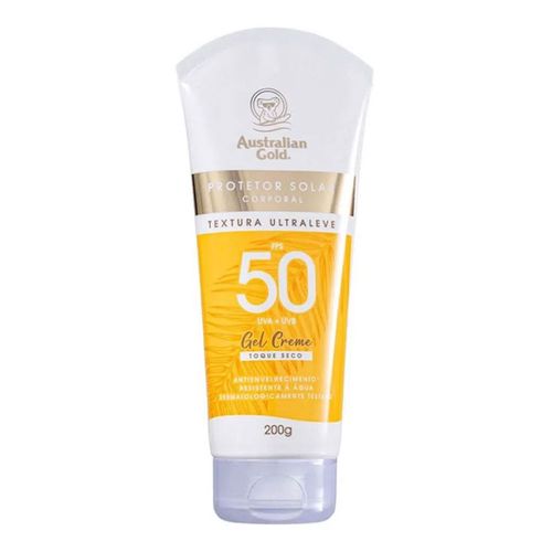 Protetor Solar Corporal Australian Gold Gel Creme Fps50 200G