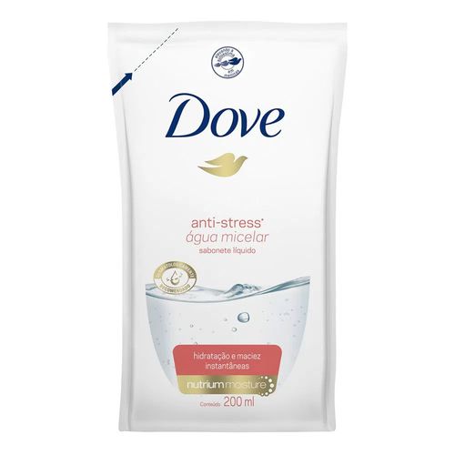 Sabonete Liquido Dove Micelar Anti Stress Refil 200Ml
