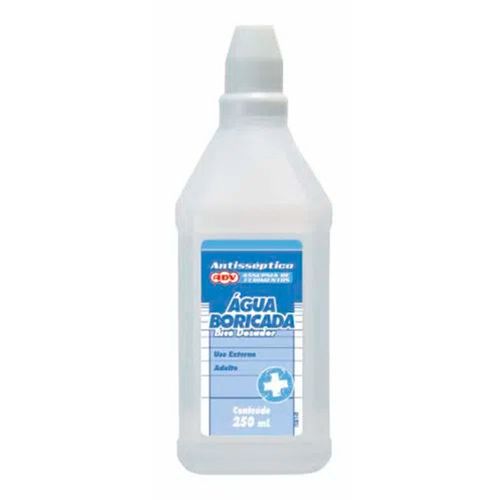 Água Boricada ADV com ContaGotas 250ml