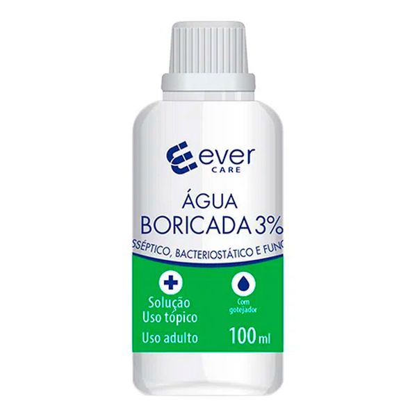 Água Boricada Ever Care 100ml Água Boricada 3% Ever Care 100ml