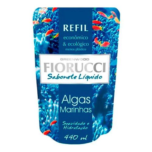 Sabonete Líquido Fiorucci Algas Marinhas Refil 440ml Sabonete Líquido Fiorucci Algas Marinhas Refil 440ml