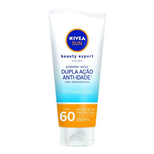 Protetor Solar Corporal Nivea Sun Beauty Expert Anti-idade FPS60 150g Protetor Solar Corporal Nivea Sun Beauty Expert Anti-idade FPS60 150g