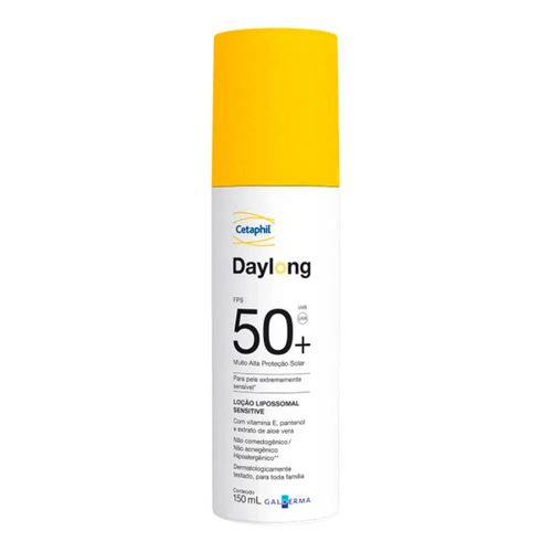 Protetor Solar Daylong Lipossomal Sensitive Loção Cetaphil FPS 50 - 150ml Protetor Solar Daylong Lipossomal Sensitive Loção Cetaphil FPS 50 - 150ml