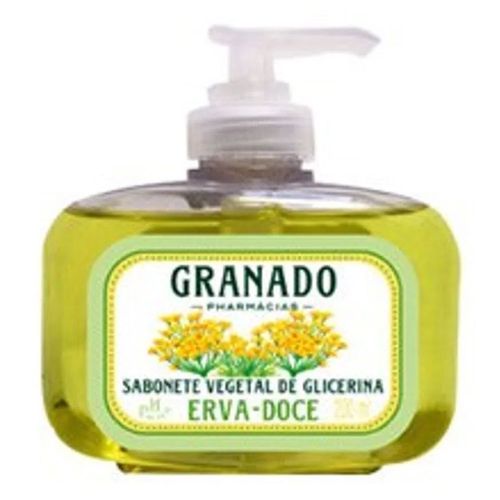 Sabonete Líquido Granado Glicerina Erva Doce 200ml Sabonete Líquido Granado Glicerina Erva Doce 200ml