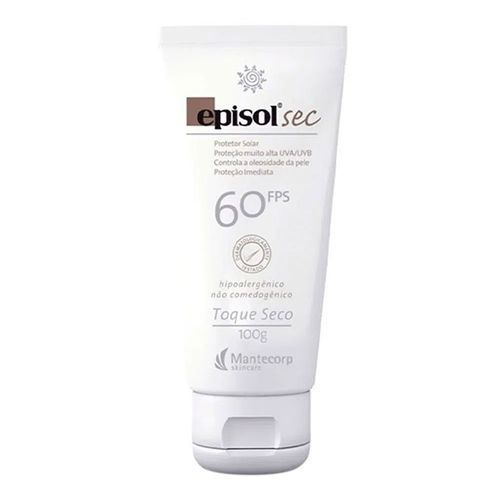 Protetor Solar Episol Sec.F60 Mantecorp Skincare 100g Protetor Solar Episol Sec.F60 Mantecorp Skincare 100g