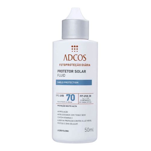 Protetor Solar Facial Adcos Fluid Shield Protection FPS70 50ml