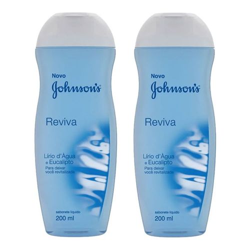 Sabonete Líquido Johnson´s Reviva 200ml 2 Unidades Sabonete Líquido Johnson´s Reviva 200ml 2 Unidades