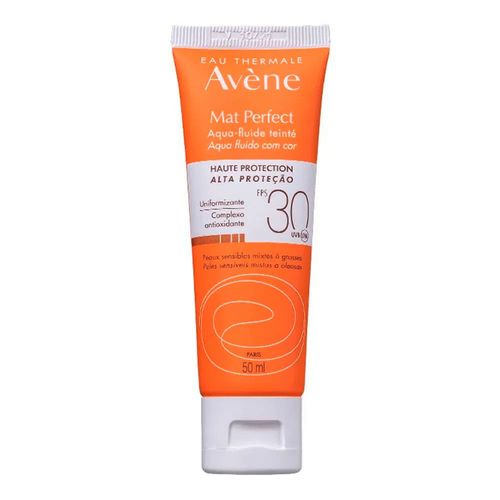 Protetor Solar Facial Avene Matte Perfect Com Cor FPS30 50ml