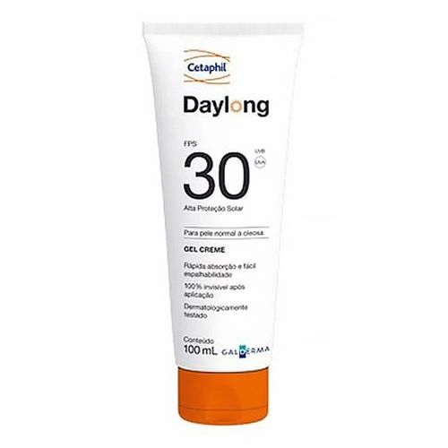 Protetor Solar Facial Cetaphil Daylong Gel Creme FPS 30 100ml Protetor Solar Facial Cetaphil Daylong Gel Creme FPS 30 100ml
