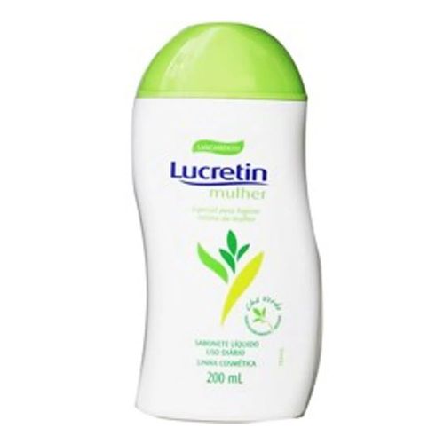 Sabonete Líquido Lucretin Mulher Chá Verde 200ml Sabonete Líquido Lucretin Mulher Chá Verde 200ml