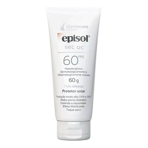Protetor Solar Facial Episol Fps 60 Sec Oc 60G