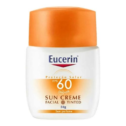 Protetor Solar Facial Eucerin Sun Creme Tinted FPS 60 50g Protetor Solar Facial Eucerin Sun Creme Tinted FPS 60 50g