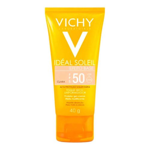 Protetor Solar Facial Iluminador Vichy Idéal Soleil Radiance Cor Clara FPS50 40g Protetor Solar Facial Iluminador Vichy Idéal Soleil Radiance Cor Clara FPS50 40g