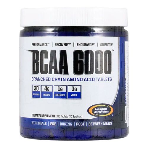 BCAA 6000 180 tabletes - Gaspari Nutrition BCAA 6000 180 tabletes - Gaspari Nutrition