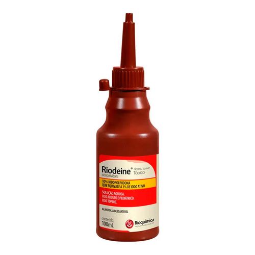 Riodeine Solução Tópica Rioquímica 100ml