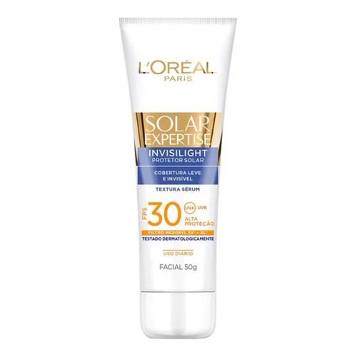 Protetor Solar Facial Loreal Expertise FPS 30 Invisilight 50g Protetor Solar Facial Loreal Expertise FPS 30 Invisilight 50g