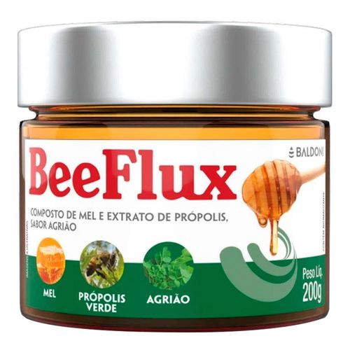 Beeflux Baldoni Mel, Própolis E Agrião Pote 200g Beeflux Baldoni Mel, Própolis E Agrião Pote 200g