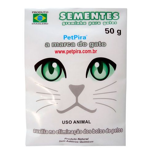 Sementes Graminha para Gatos PetPira 50g Sementes Graminha para Gatos PetPira 50g