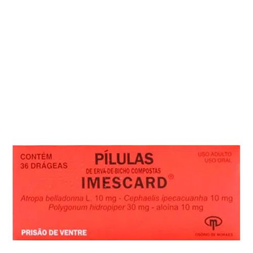Imescard 36 Drágeas
