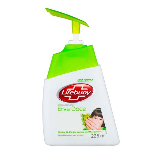 Sabonete Líquido Para as Mãos Lifebuoy Erva Doce 225ml