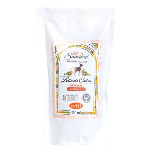 Sabonete Líquido Suavitrat Leite De Cabra Refil 350ml Sabonete Líquido Suavitrat Leite De Cabra Refil 350ml