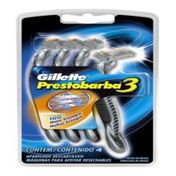 Aparelho Prestobarba 3 Extra Suave C/4