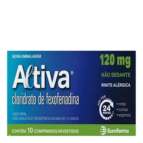 Altiva 120mg Eurofarma 10 Comprimidos Altiva 120mg Eurofarma 10 Comprimidos