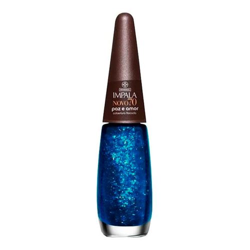 Esmalte Impala Novo 70 Flocado Paz e Amor 7,5ml