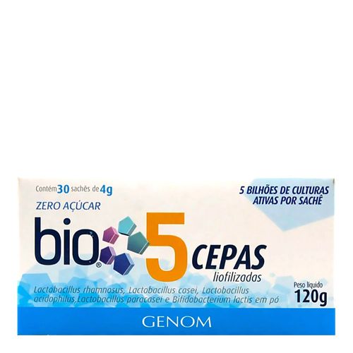 Probiótico Bio 5 120g 30 Sachês Probiótico Bio 5 120g 30 Sachês