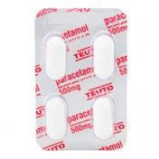 Paracetamol 500mg Teuto 4 Comprimidos