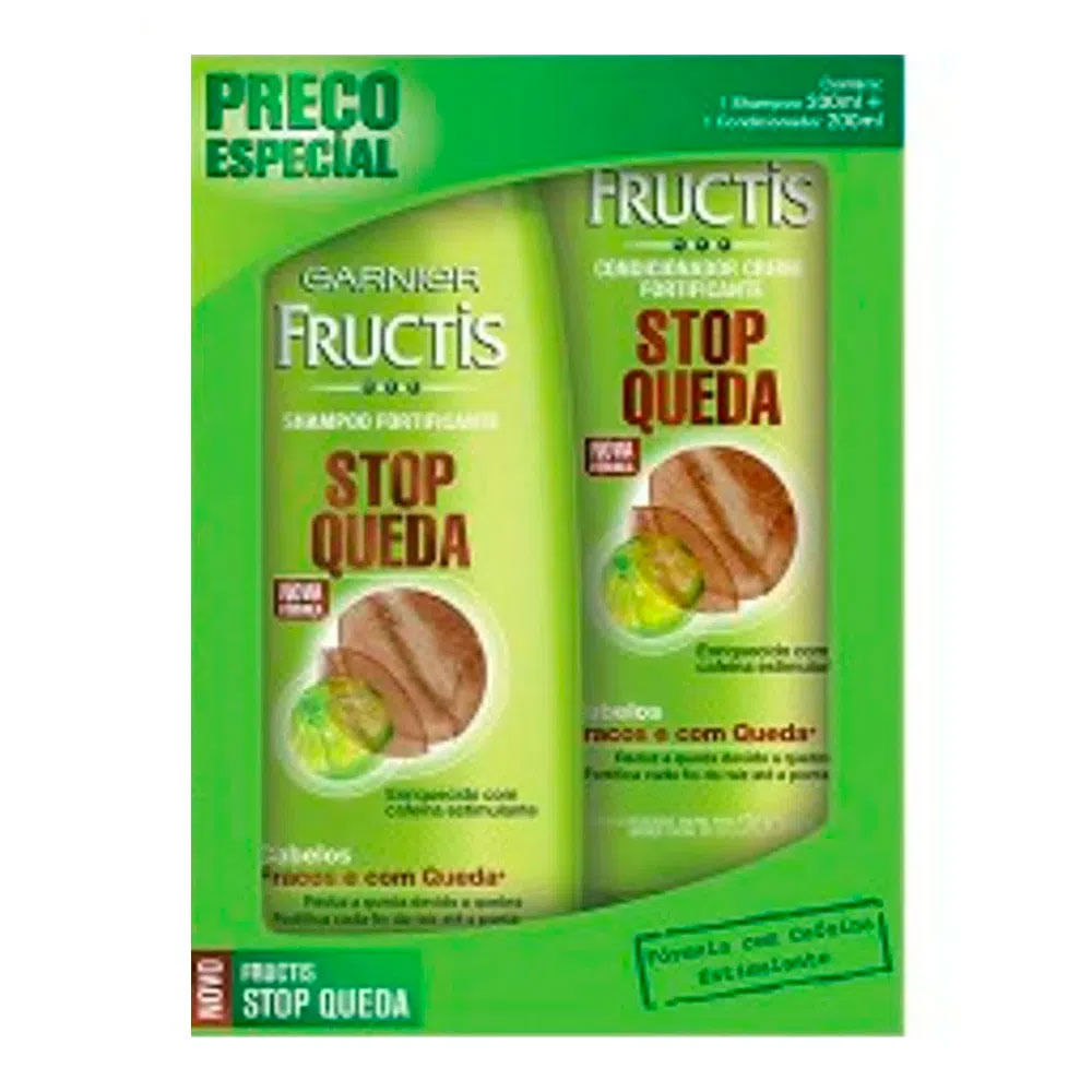 Garnier-Fructis Kit Shampoo E Condicionador Liso Química