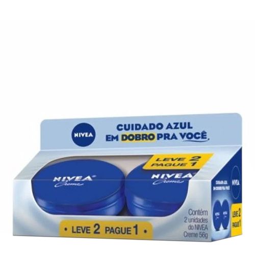 Creme Nivea lata 56g 2 Unidades Creme Nivea lata 56g 2 Unidades