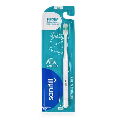 Escova de Dente Sanifill Indicativa Macia 1 Unidade Escova de Dente Sanifill Indicativa Macia 1 Unidade