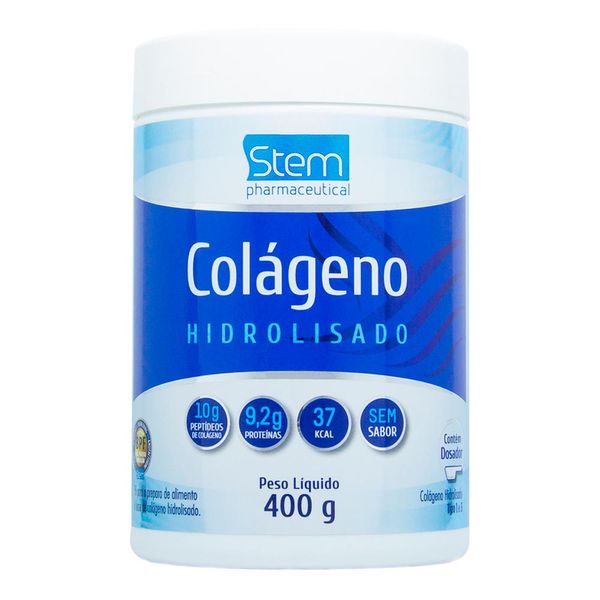 Colágeno Hidrolisado em Pó Stem Sem Sabor 400g