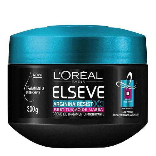 Creme De Tratamento Elseve Argx.3 Restauração Massa CT 300g Creme De Tratamento Elseve Argx.3 Restauração Massa CT 300g