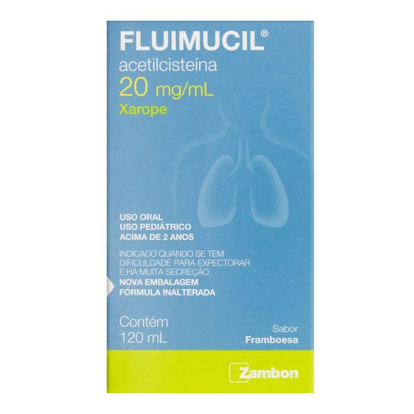 Expectorante Fluimucil Pediátrico 20mg/ml 120ml Xarope