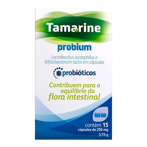 Composto Probiótico Tamarine Probium 15 Cápsulas