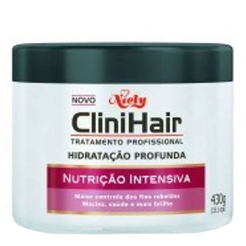 Creme de Tratamento Niely Clinhair Nutrição Intensiva 430g Creme de Tratamento Niely Clinhair Nutrição Intensiva 430g