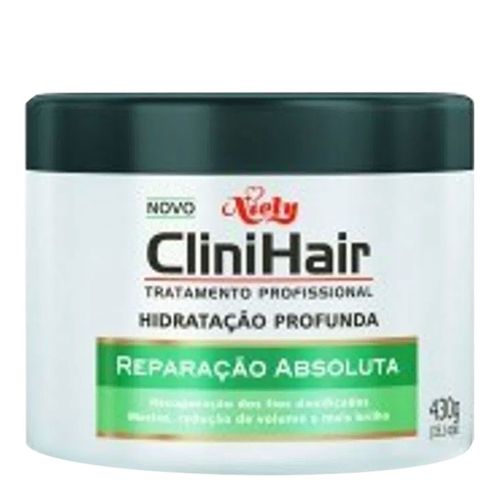 Creme de Tratamento Niely Clinhair Reparação Absoluta 430g Creme de Tratamento Niely Clinhair Reparação Absoluta 430g