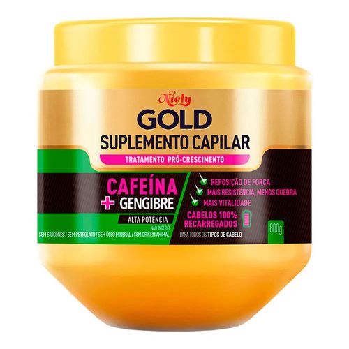 Creme de Tratamento Niely Gold Suplemento Capilar Pró Crescimento 800g Creme de Tratamento Niely Gold Suplemento Capilar Pró Crescimento 800g
