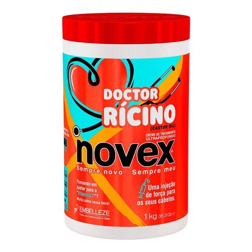 Creme De Tratamento Novex Doctor Rícino 1kg Creme De Tratamento Novex Doctor Rícino 1kg