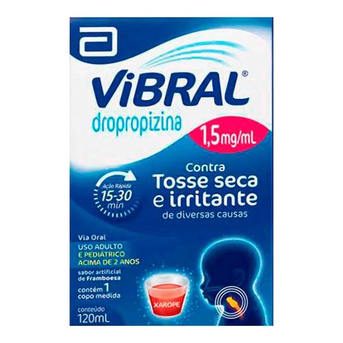 Vibral Pediátrico 1,5mg Abbott Xarope 120ml Vibral Pediátrico 1,5mg Abbott Xarope 120ml
