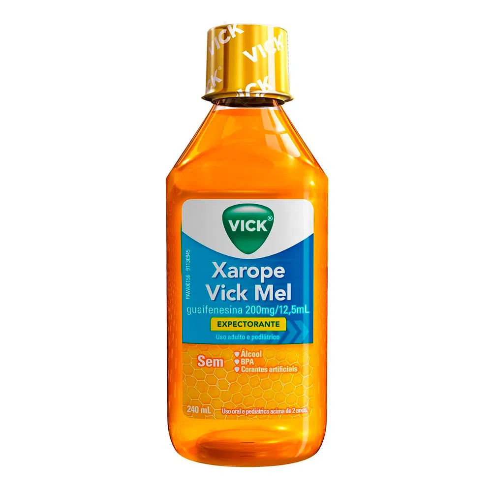 Vicks Xarope Antitussico Mel 120ml - Pharma Scalabis