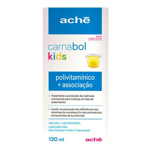Carnabol Kids Aché 120ml Suspensão Carnabol Kids Aché 120ml Suspensão