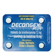 Decongex Plus Aché 4 Comprimidos Revestidos