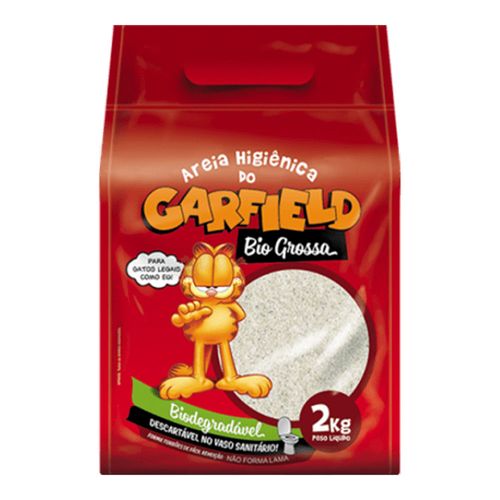 Areia do Garfield para Gato Bio Grossa - 2kg