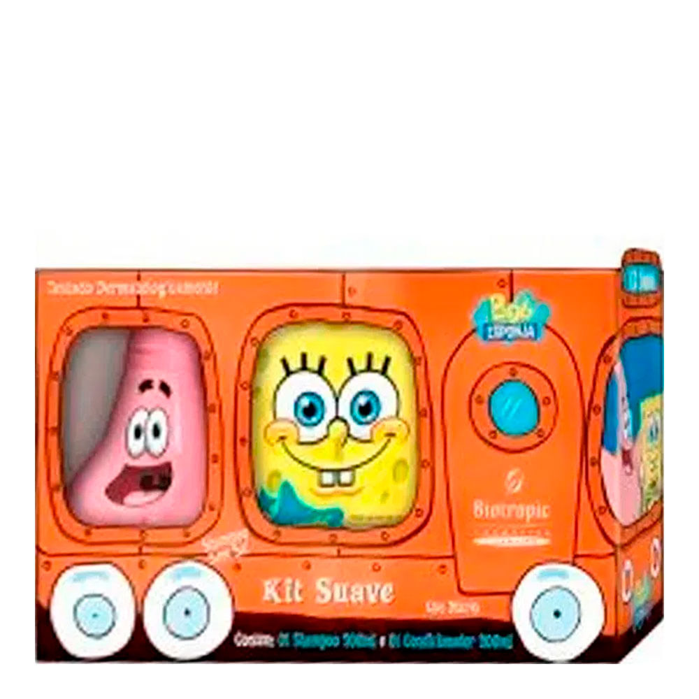 Shampoo + Condicionador Bob Esponja Suave 200ml - Drogaria Sao Paulo