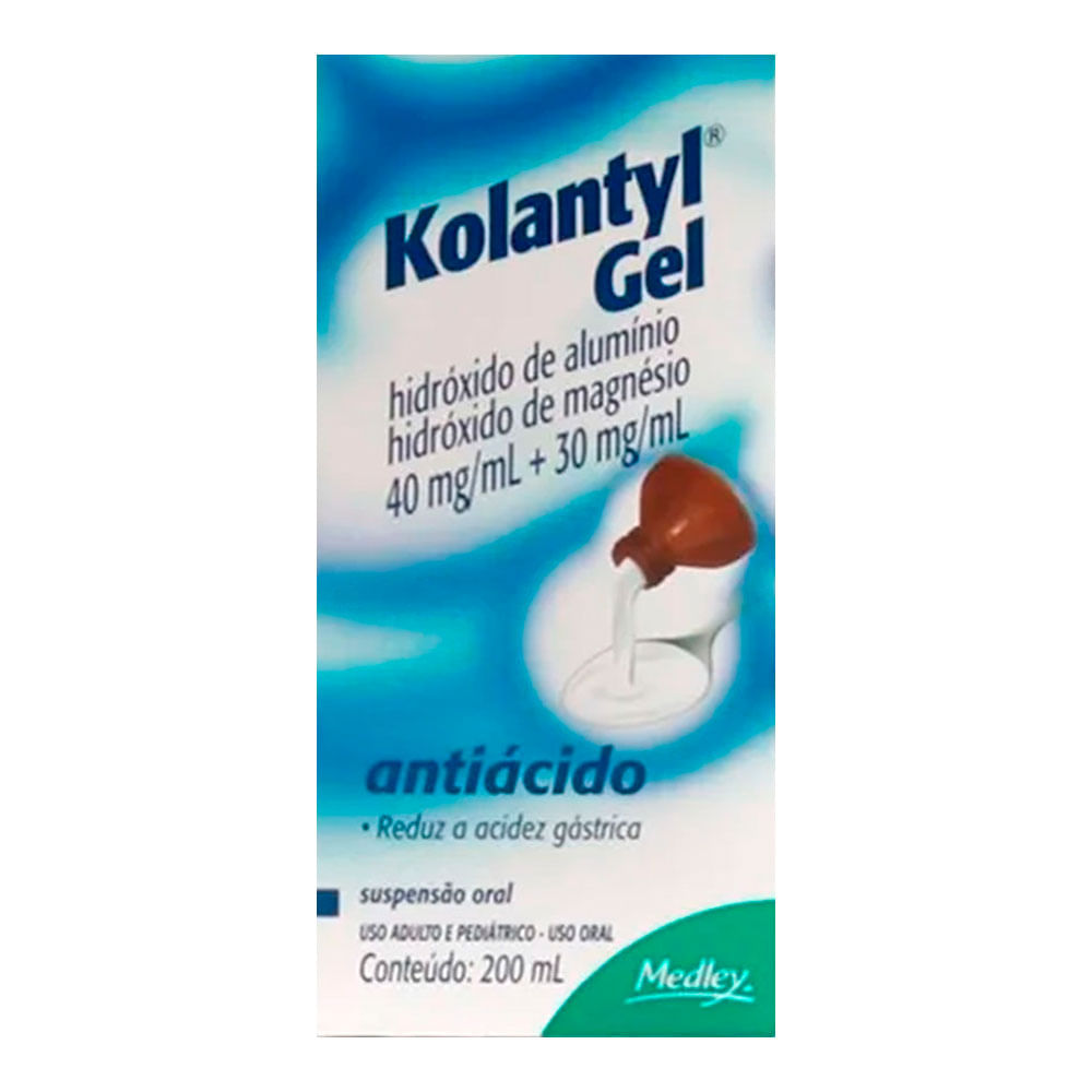 Antiácido Kolantyl 40mg/ml + 30mg/ml 200ml