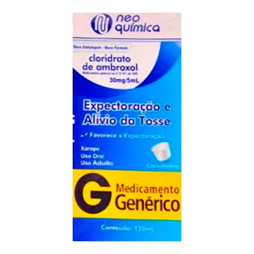 Cloridrato De Ambroxol Xarope Adulto 30mg/Ml 120ml - PanVel Farmácias